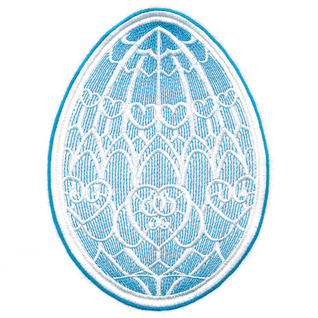 Easter Egg Artistry - Intricate Hearts
