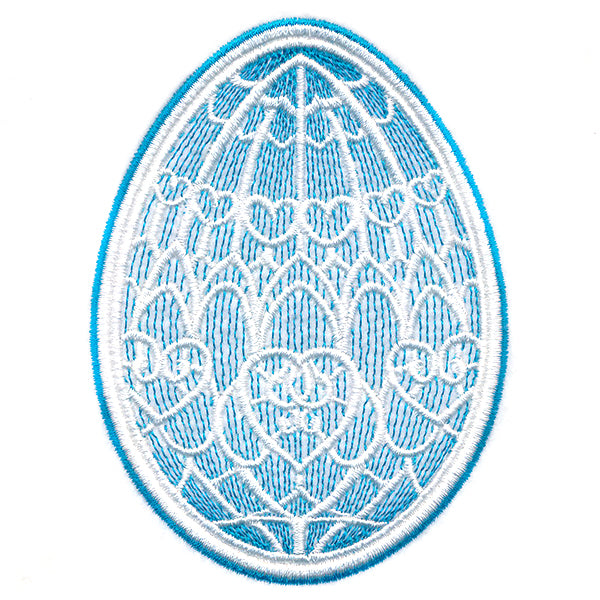 Easter Egg Artistry - Intricate Hearts
