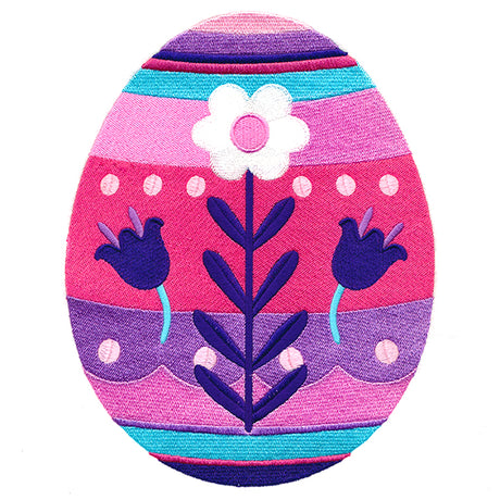 Easter Egg Artistry - Folk Flowers