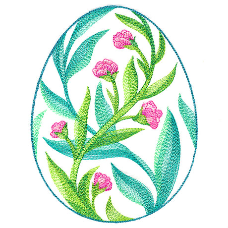 Easter Egg Artistry - Spring Flowers