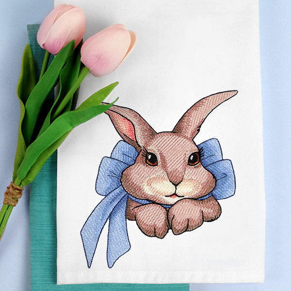 Easter Bunny with Bow
