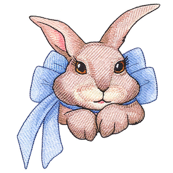 Easter Bunny with Bow