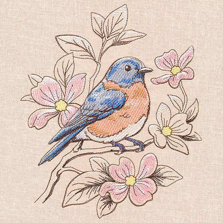 Birds and Blooms - Bluebird
