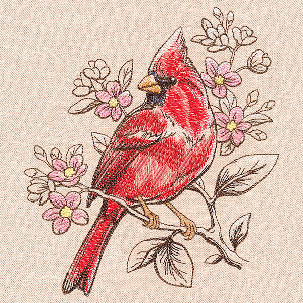 Birds and Blooms - Cardinal