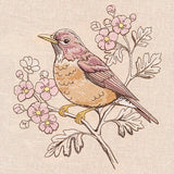 Birds and Blooms - Robin