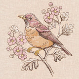 Birds and Blooms - Robin
