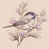 Birds and Blooms - Chickadee