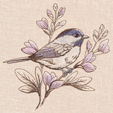 Birds and Blooms - Chickadee