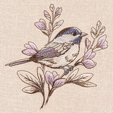 Birds and Blooms - Chickadee