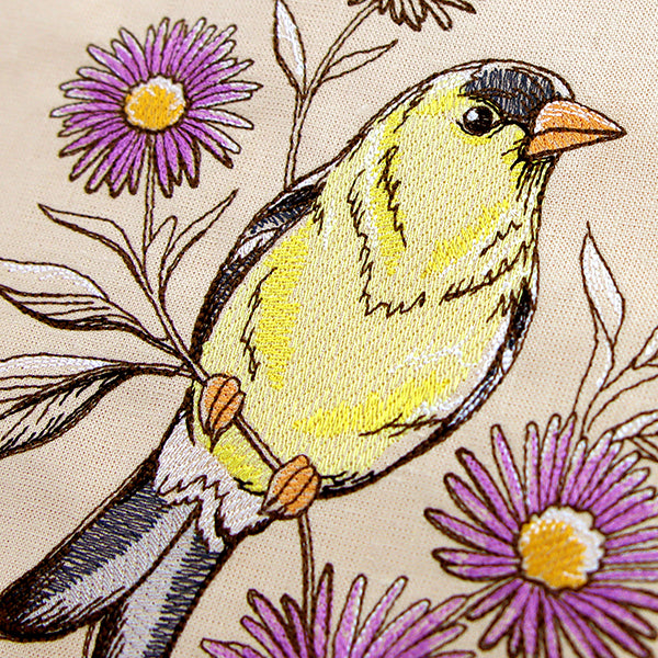 Birds and Blooms - Goldfinch