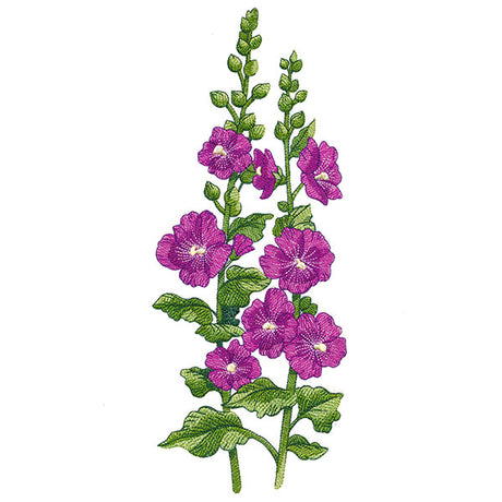 Heavenly Hollyhocks