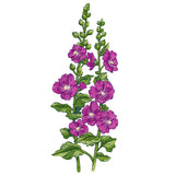 Heavenly Hollyhocks