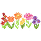 Garden Flowers in Bloom Border