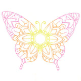 Mehndi Mandala Butterfly 1