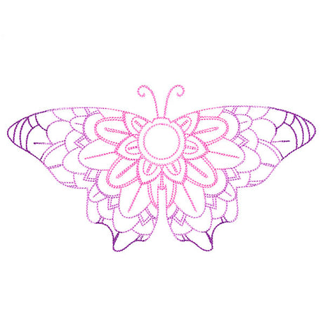 Mehndi Mandala Butterfly 2