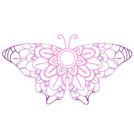 Mehndi Mandala Butterfly 2