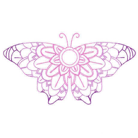 Mehndi Mandala Butterfly 2