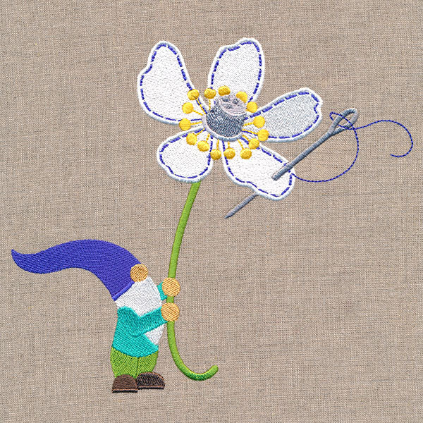 Thimble Flower Gnome