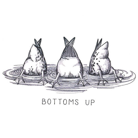 Bottoms Up Duck Butt Trio