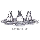 Bottoms Up Duck Butt Trio