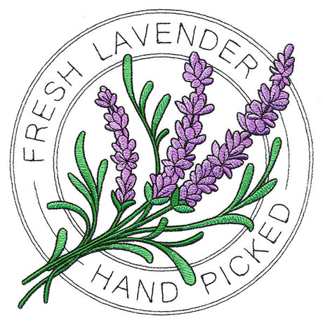 Fresh Hand Picked Lavender Stamp