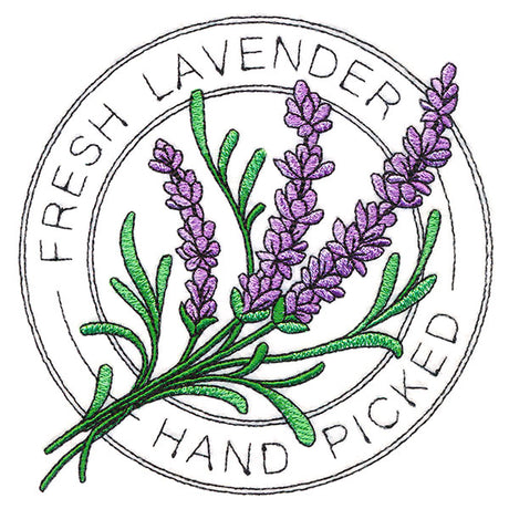 Fresh Hand Picked Lavender Stamp