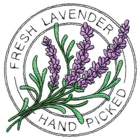 Fresh Hand Picked Lavender Stamp