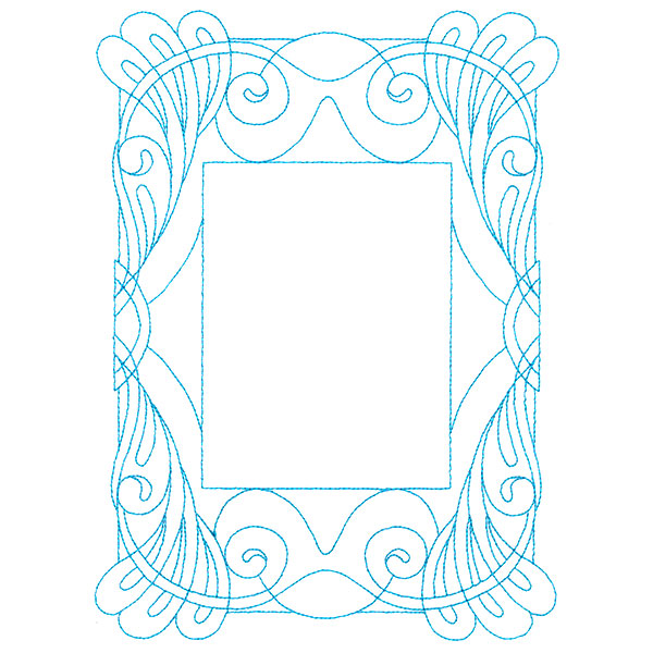 Decorative Quilting Backdrop Rectangle 2 (Double Run)