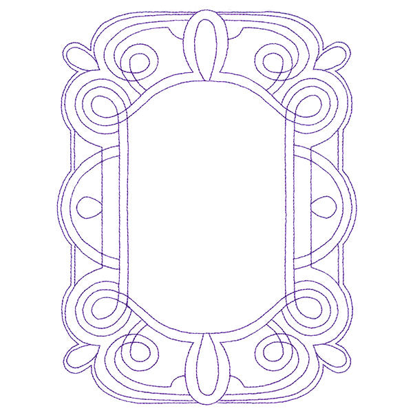 Decorative Quilting Backdrop Rectangle 3 (Double Run)