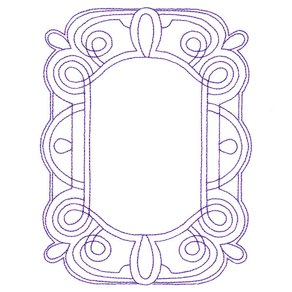 Decorative Quilting Backdrop Rectangle 3 (Double Run)