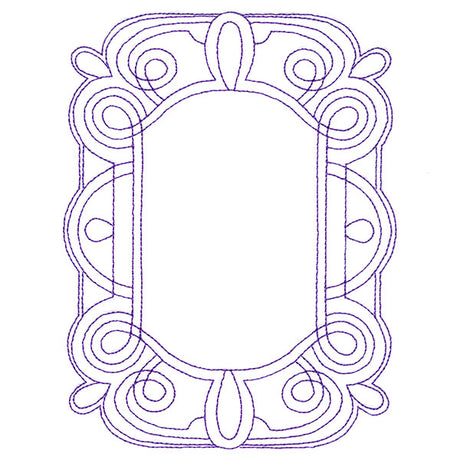 Decorative Quilting Backdrop Rectangle 3 (Double Run)