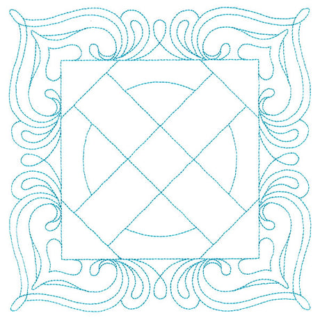 Decorative Quilting Backdrop Square 1 (Double Run)