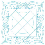 Decorative Quilting Backdrop Square 1 (Double Run)