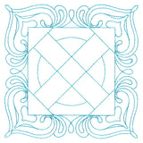 Decorative Quilting Backdrop Square 1 (Double Run)