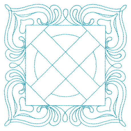 Decorative Quilting Backdrop Square 1 (Double Run)