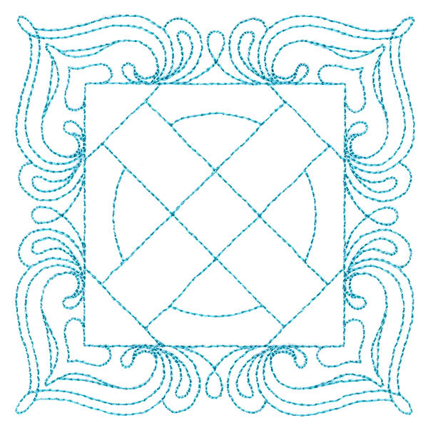 Decorative Quilting Backdrop Square 1 (Double Run)