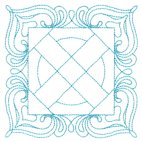 Decorative Quilting Backdrop Square 1 (Double Run)