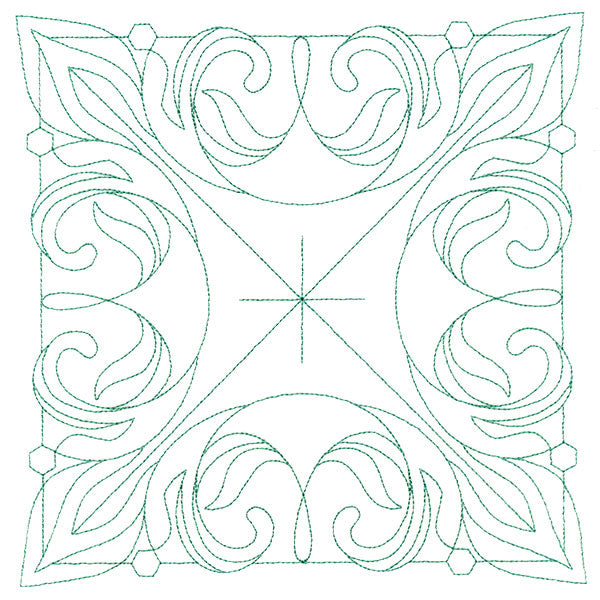 Decorative Quilting Backdrop Square 2 (Double Run)