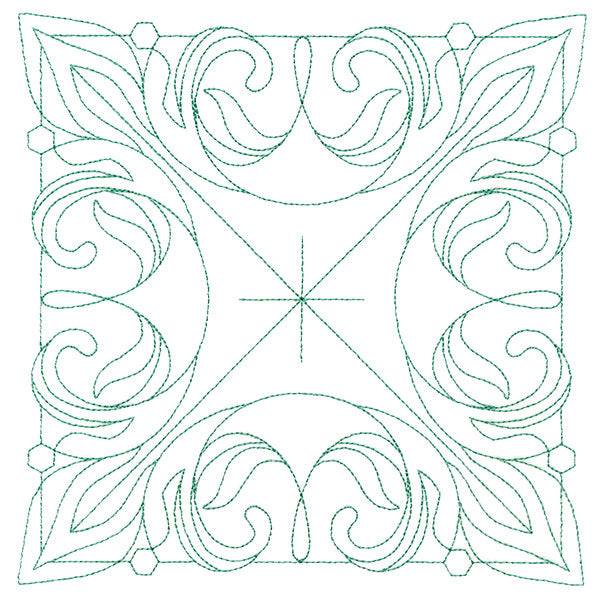 Decorative Quilting Backdrop Square 2 (Double Run)