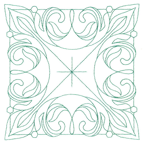 Decorative Quilting Backdrop Square 2 (Double Run)