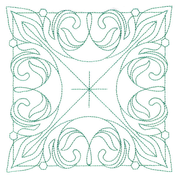 Decorative Quilting Backdrop Square 2 (Double Run)