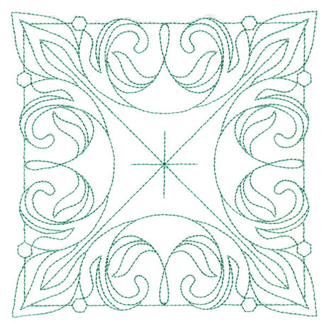 Decorative Quilting Backdrop Square 2 (Double Run)