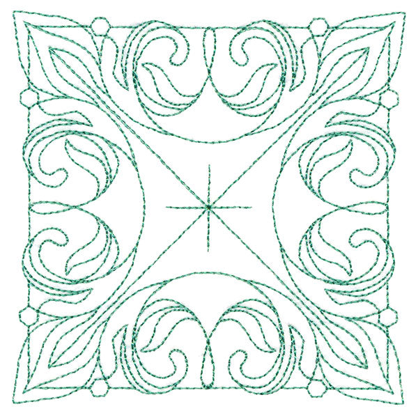 Decorative Quilting Backdrop Square 2 (Double Run)