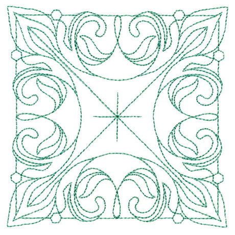 Decorative Quilting Backdrop Square 2 (Double Run)