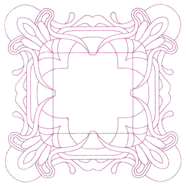 Decorative Quilting Backdrop Square 3 (Double Run)