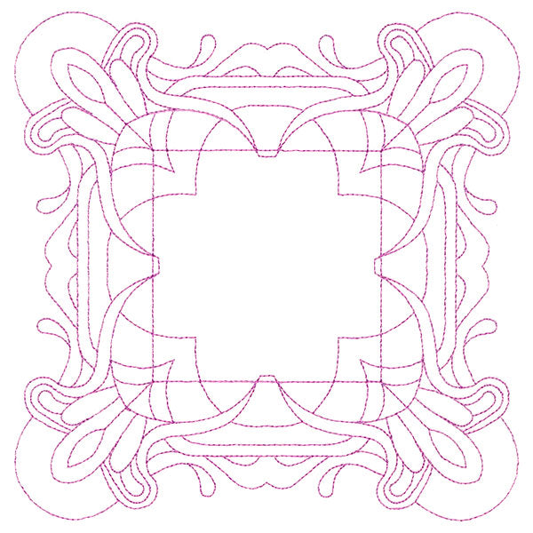 Decorative Quilting Backdrop Square 3 (Double Run)