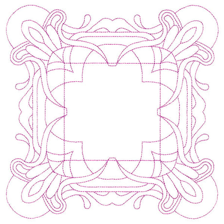 Decorative Quilting Backdrop Square 3 (Double Run)