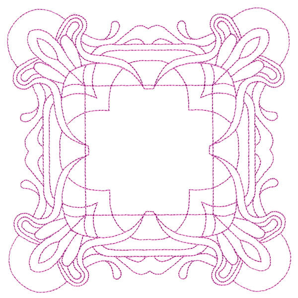 Decorative Quilting Backdrop Square 3 (Double Run)