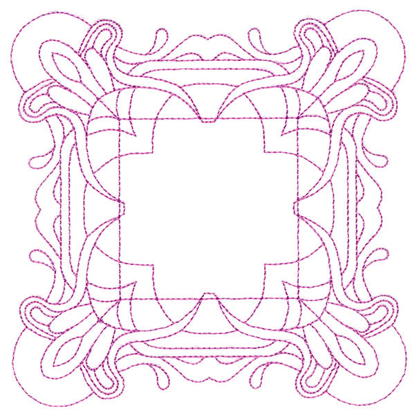 Decorative Quilting Backdrop Square 3 (Double Run)