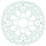 Decorative Quilting Backdrop Circle 1 (Double Run)